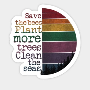 Save the bees Sticker